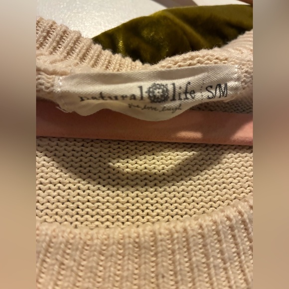 NATURAL LIFE Multicolor Tie-Dye Crew Neck Sweater - Picture 4 of 6